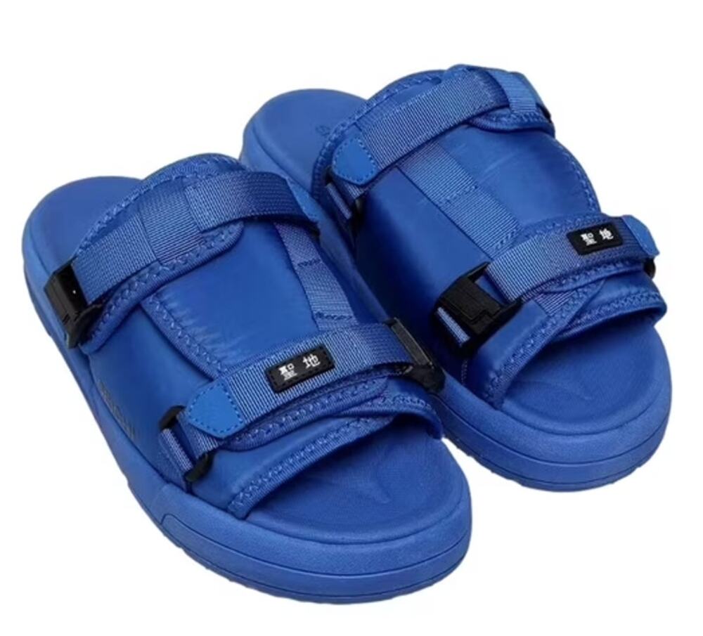 Seichi Mens Yoroi V2 Slide Sandals US 8 EU 41 Cobalt Blue NIB